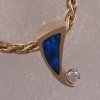 Modified pendant/slide JM32 with opal and diamond.