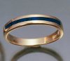 JR50-narrow inlay band-lapis