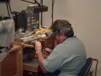 James A. Hardwick Making Jewelry